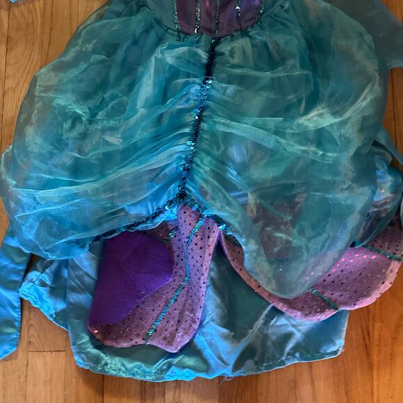 Princess Girls Kids 5 ? Halloween Costume Dress Up Gown Roleplay Theater Blue - Picture 3 of 10